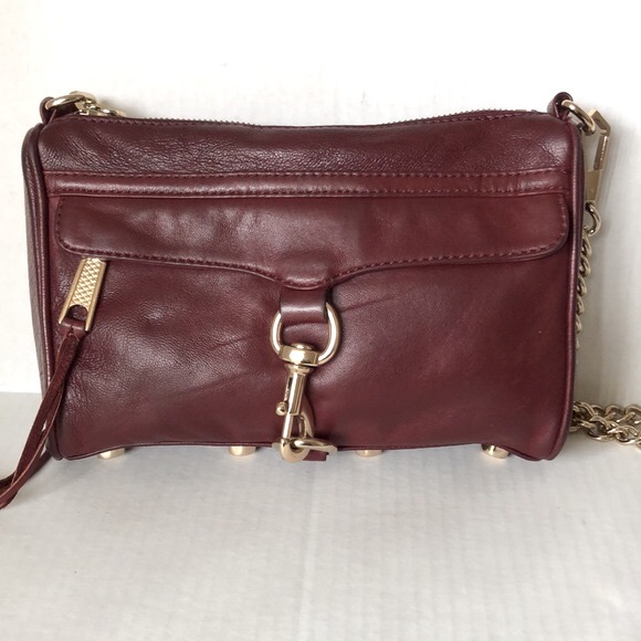 REBECCA MINKOFF Mini Mac Leather Crossbody Bag/Preowned - Picture 3 of 17